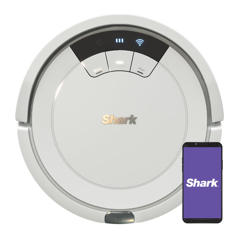 Shark Ion Robot Vacuum ION 12.6in Robotic Vacuum, Wi-Fi Connected, Bagless, HEPA Filter for Multisurface Floor-to-Carpet in